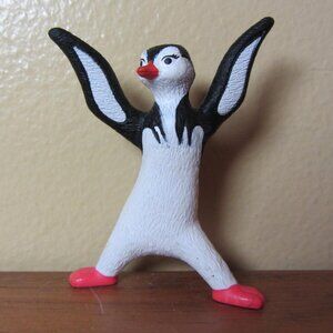 5 for $25 - Lani Surfs Up Penguin Figure PVC Mcdonalds 2007 Sony/Columbia (T478)